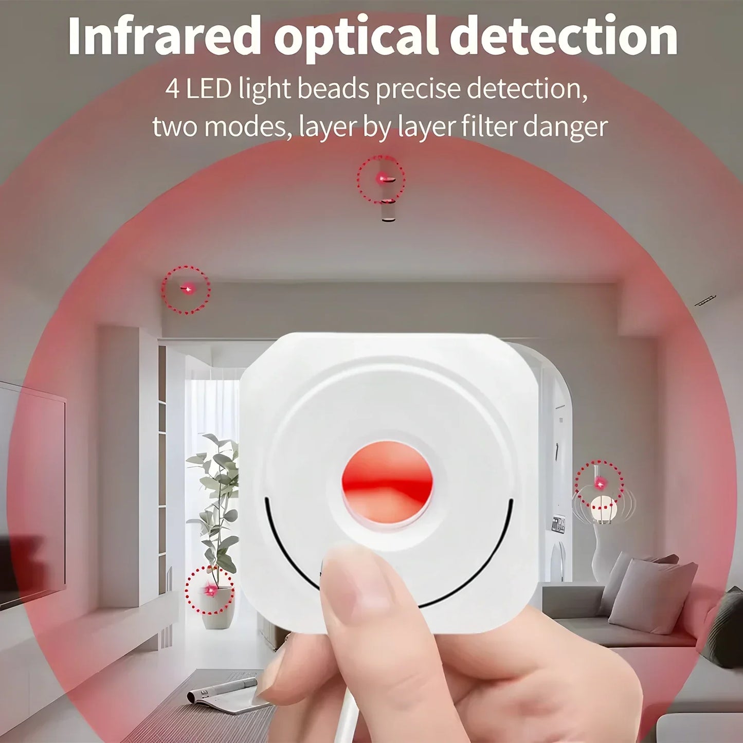 Portable Anti Camera Detector β USB Rechargeable Privacy Protection Device | Hidden Camera Finder for Hotels & Travel