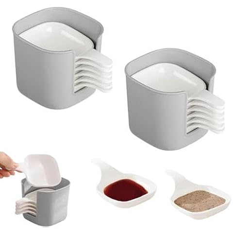 6-Piece Mini Sauce Dish Set with Storage Holder β Mess-Free Dipping Bowls