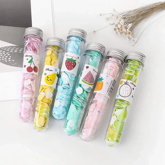 Set of 4 Disposable Mini Scented Paper Soap Tube