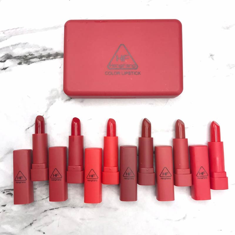 Heng Fang Mini Lipstick (Pack of 6) – Long Lasting Matte Shades