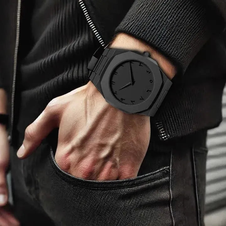 Black Royal Arabic Aura Watch