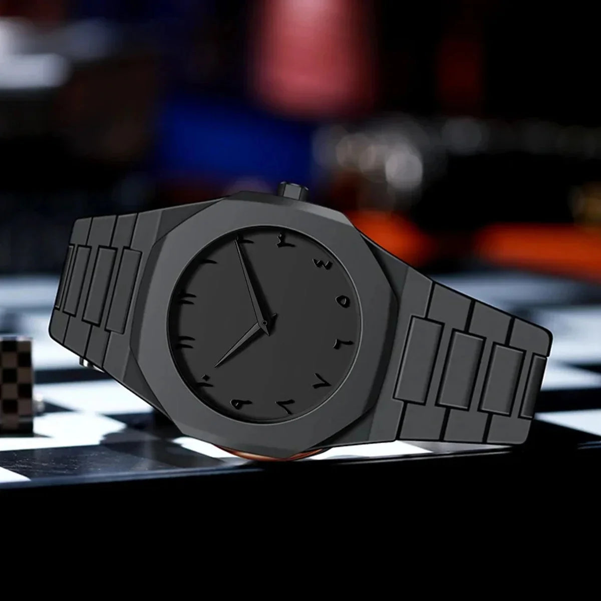 Black Royal Arabic Aura Watch