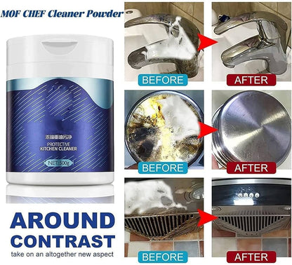 Mof Chef Heavy Duty Kitchen Oil Stain Cleaning Powder