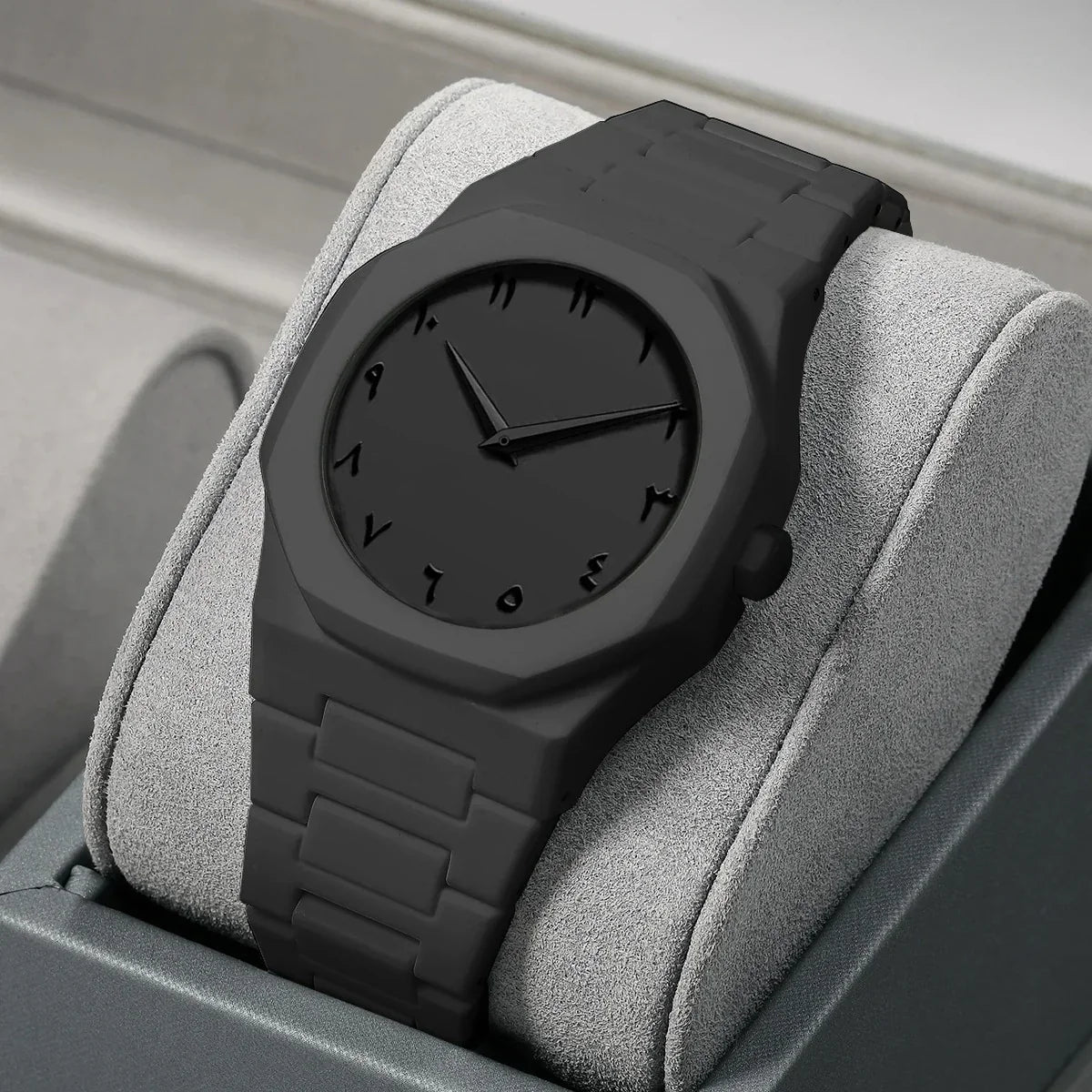 Black Royal Arabic Aura Watch