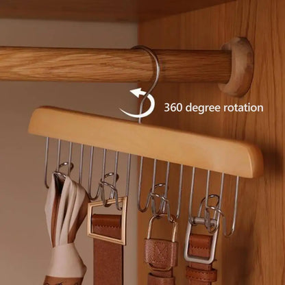 (Pack of 2) 8 in 1 Stainless Steel Anti Slip No Deformation Large Capacity Dormitory Clothes Drying Rack Sling Hanger